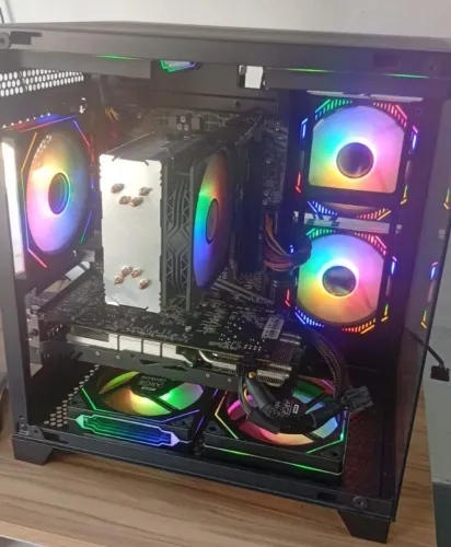 Pc Gamer Ryzen 5 5500 16GB RX 580 8GB Garantia e Nota