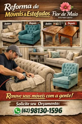 Reforma de móveis e estofados