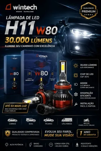 Lâmpada de Led pro milha