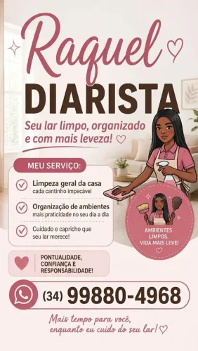 Chegue em casa e só relaxe: eu cuido da faxina para você!