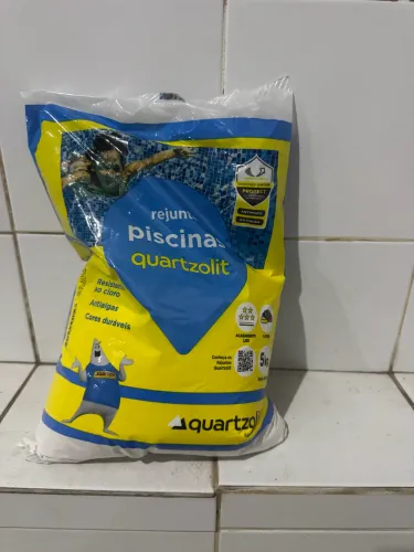 KIT 3 uni Rejunte piscina quartizolit cinza platina 5 kg