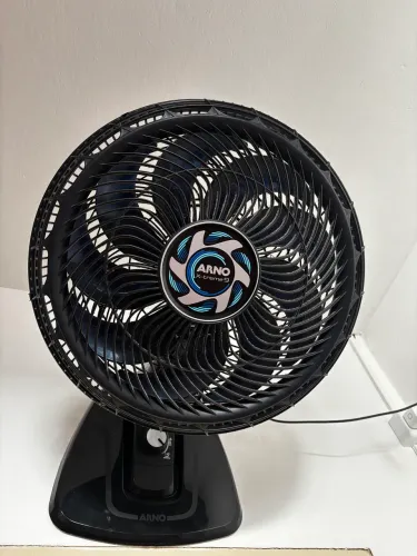 Ventilador Arno X-treme 9 De Mesa 40cm VE90 Cor Preto Pás Azul