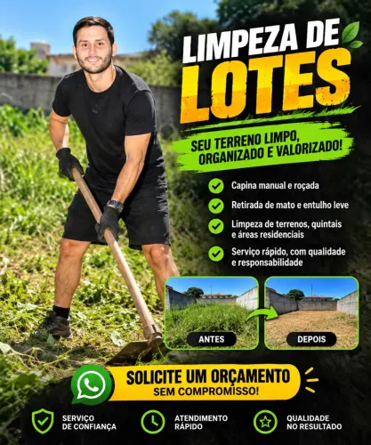 Capinador de lote