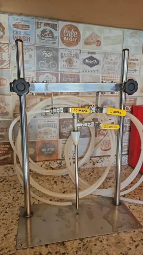 Envasadora tipo sherife 10 metros de mangueira dmfit - todo em inox 304