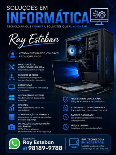 Serviços de informática com alto padrão