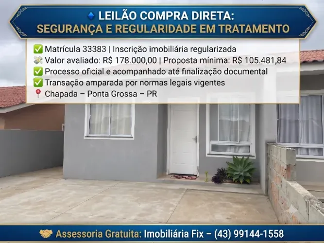 Negócio imperdível ? Casa no RESIDENCIAL PORTO COLIBRI , Ponta Grossa - PR,