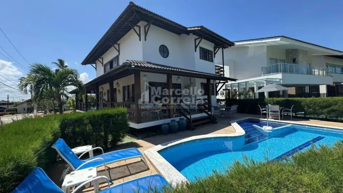 Casa de 320m² em condomínio beira mar de Muro Alto - piscina privativa