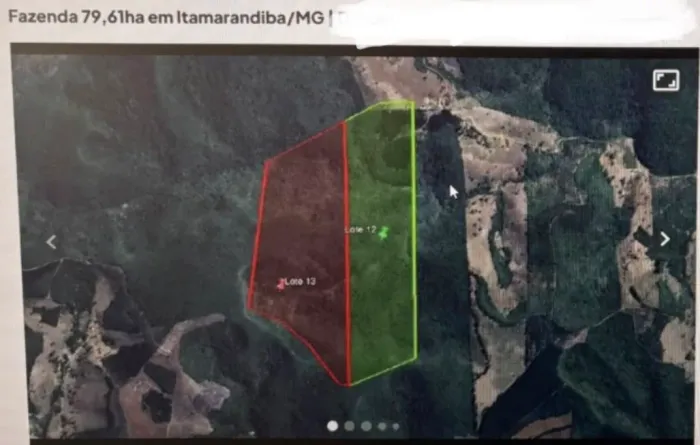 ÁREA DE 80 HECTARES EM ITAMARANDIBA/MG - COMPENSAÇÃO DE RESERVA LEGAL