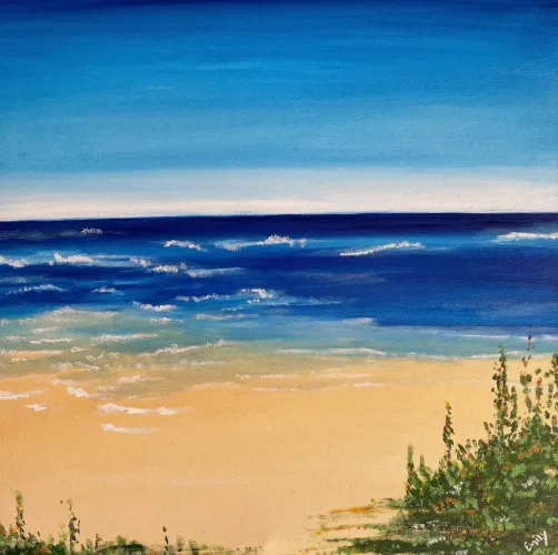 Quadro Original Pintado à Mão - Paisagem - Peça Única