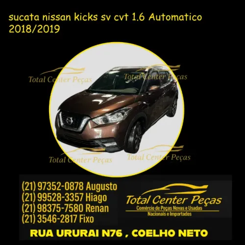 RETIRADA DE PEÇAS NISSAN KICKS