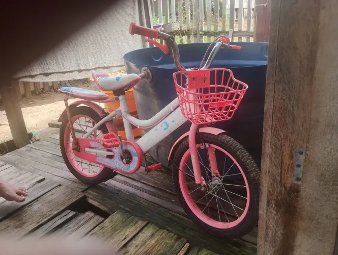 Cedo essa bicicleta de criança