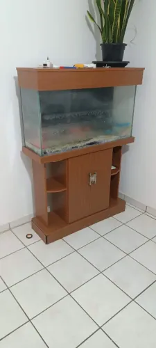 aquário em móvel 