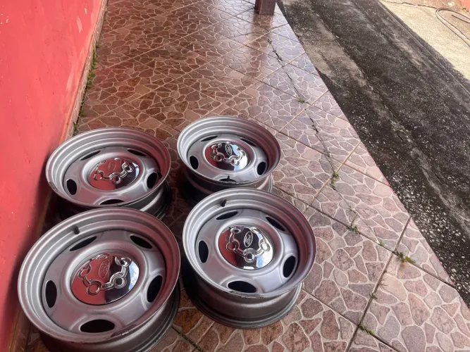 Oportunidade rodas aro 15 de ferro Ford Ranger