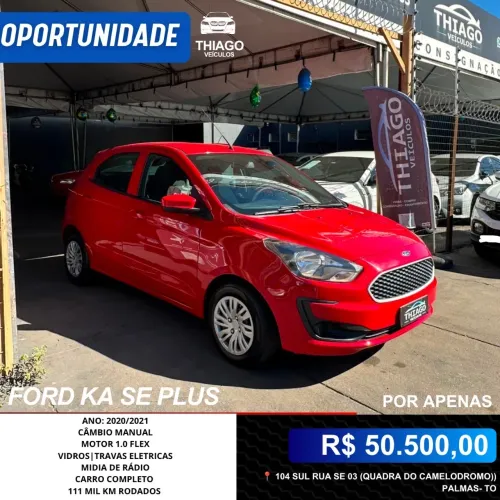 Ford KA 1.0 Se/se Plus Tivct Flex 5P 2021