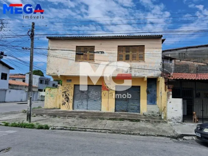 Ponto comercial mais casa à venda no bairro Álvaro Weyne - Fortaleza/CE