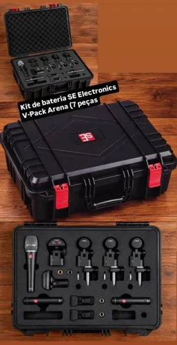 Kit de bateria SE Electronics V-Pack Arena (7 peças)
