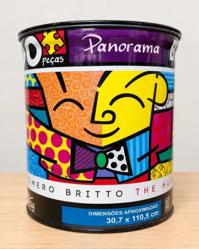 Quebra-Cabeça Romero Britto Panorama Grow - Peças Lacradas