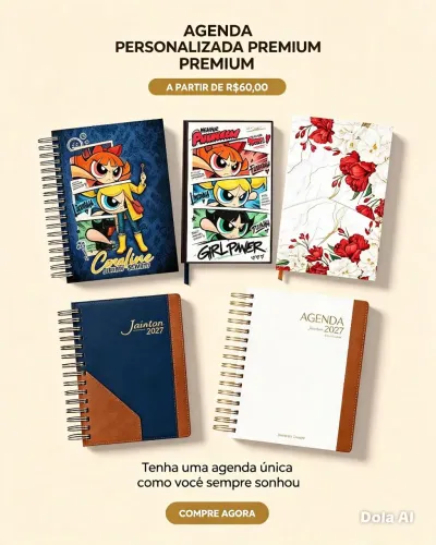 Agenda Personalizada em promoção