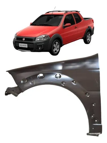 Para-lama Strada Working 2014 2015 A 2019 2020 Esquerdo Motorista