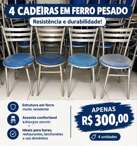 Cadeira em ferro, Ótima oportunidade!!