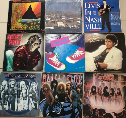 Lps Hard Rock e Rock Clássico Importados e Nacionais Excelentes 