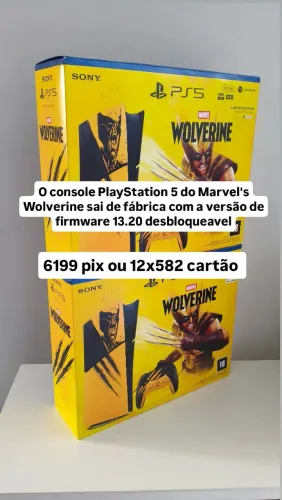 Ps5 edição Wolverine aceita desbloqueio