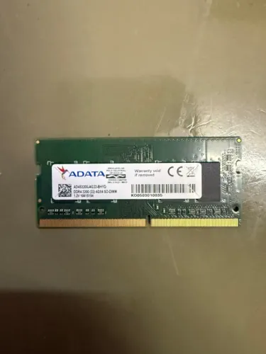 Memória RAM Notebook 4GB (Zero - Retirada de Notebook Novo)