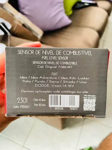 Sensor de Nível de Combustível Fiat