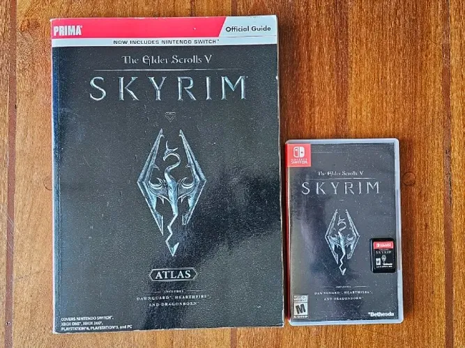 The Elder Scrolls V: Skyrim Nintendo Switch (com DLCs) + Guia Oficial Skyrim Atlas ? Prima