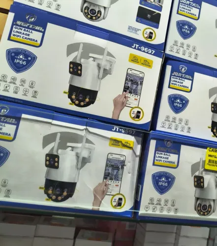 Câmera top demais visão noturna sensor de movimento externa 2em1