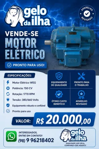 motor elétrico trifásico 150cv