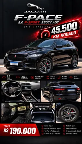 Jaguar F-Pace 2.0 R-sport 250cv Aut. 2019