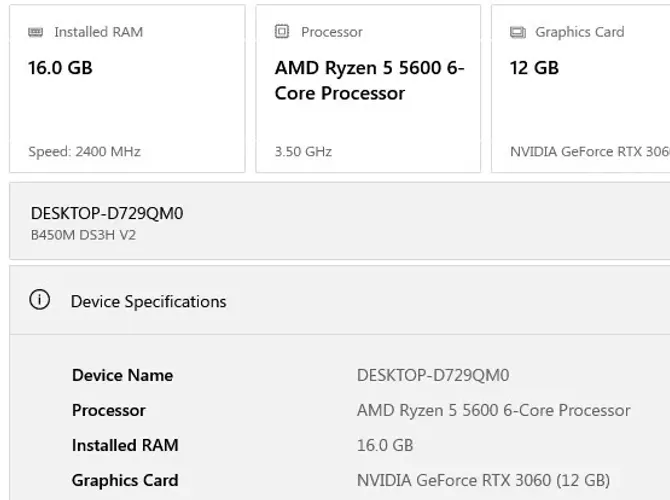 PC Gamer Ryzen 5