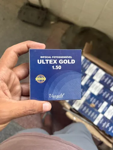 Lote de Blocos Oftálmicos Bifocal Ultex Gold 1.50 Fotossensível (Vangold)