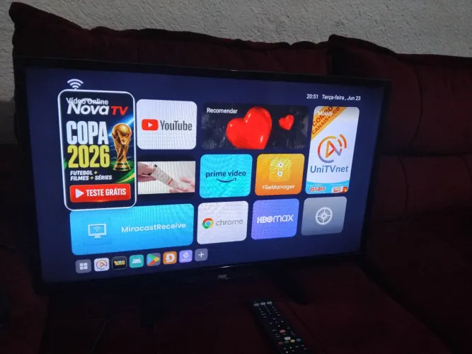 VENDO TROCO TV AOC SUPER CONSERVADA.