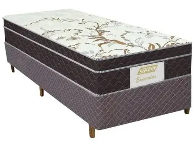 Cama Box Solteiro Gazin Esmeralda - NOVA, SEM USO!