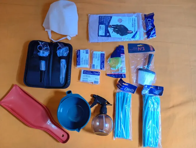 Kit cabeleireira profissional completo 