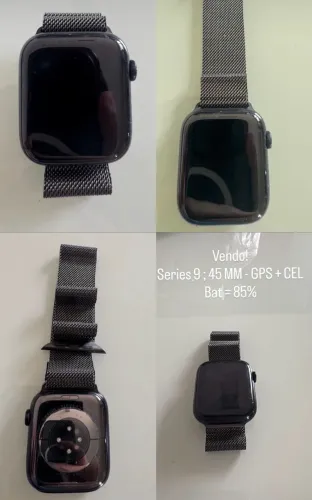 Vendo Apple Watch Serie 9 - 45 MM - GPS + Cellular - excelente estado - Bat 85%