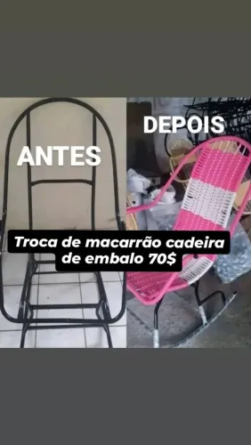 Concerto de cadeira.macarrão 