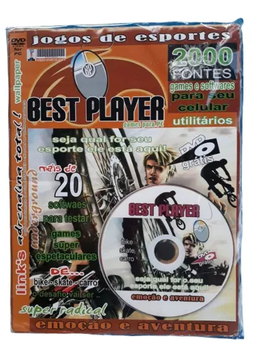 cd de jogos best player bike skate carro, 2000 fontes lacrado l22