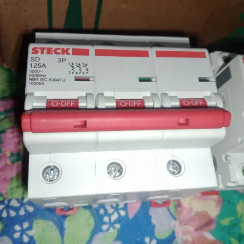 Disjuntores STECK NOVOS SD125A 3P/SDC6 3P/SDC10 2P/GRT8-B2/Siemens 5SX1