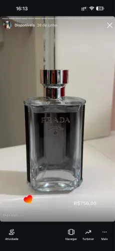 Prada Milano perfume masculino 