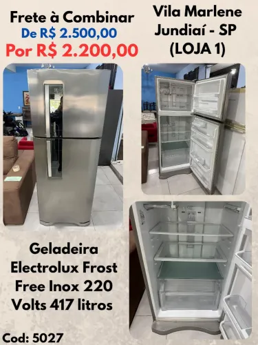 Geladeira Electrolux Frost Free 417 litros 220 volts
