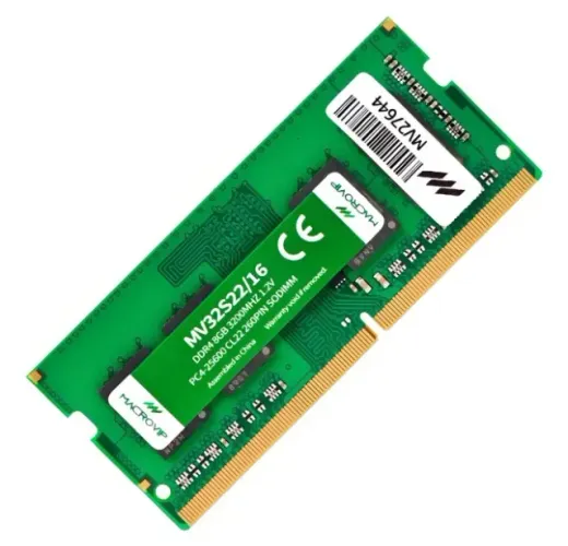Memoria para notebook Macrovip SODIMM 16GB DDR4 3200Mhz Novo lacrado R$550,00