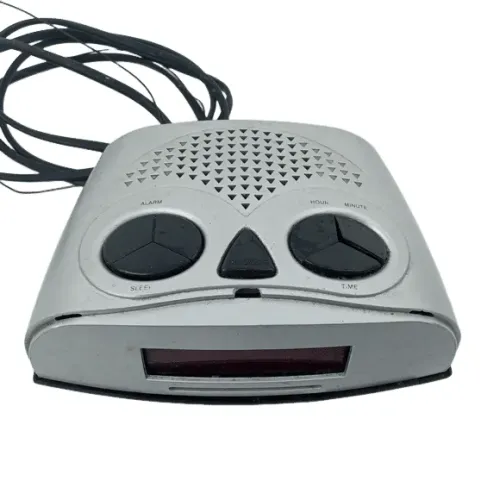 RÁDIO RELÓGIO LENOXX SOUND RR-715 BIVOLT FUNCIONANDO - USADO 