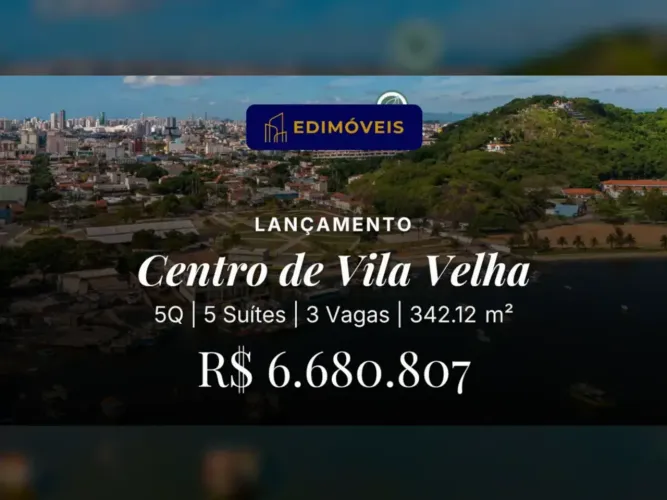 Casa 5 quartos no Centro de Vila Velha, condomínio com spa e sauna