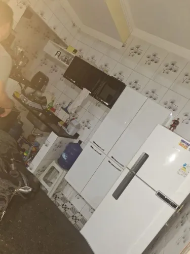 Cozinha Itatiaia sem Balcão Preto e Branco