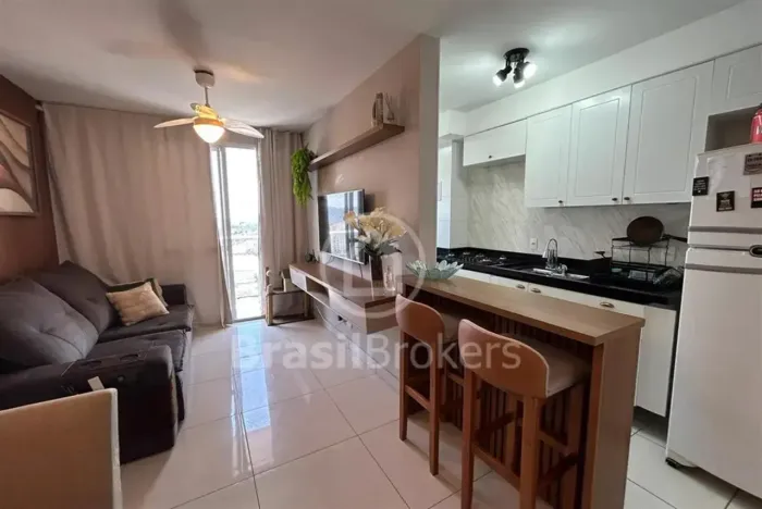 Apartamento 1 Quarto Decorado no Up Norte Andar Alto, Vista Livre, Varanda e Lazer Comple