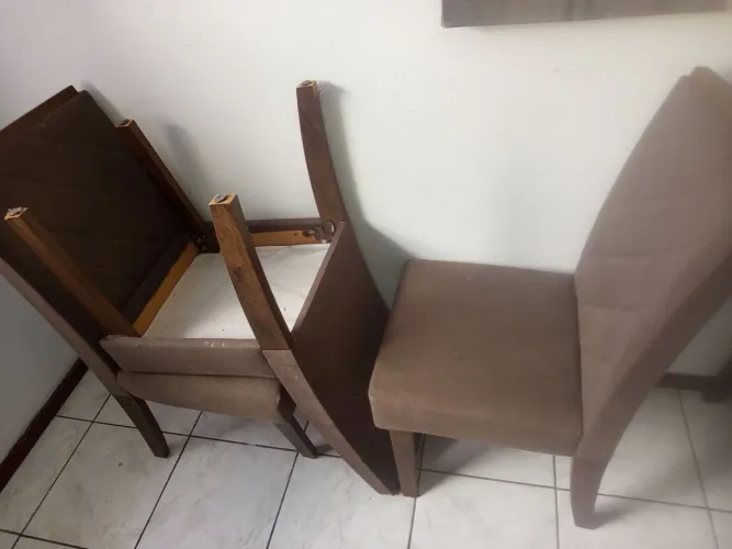 Cadeiras para mesa mdf