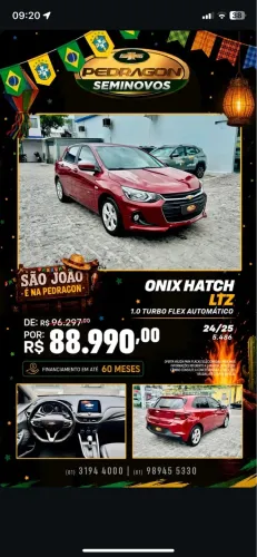 Chevrolet Onix Plus 1.0 12V TB Flex Aut. 4P 2025